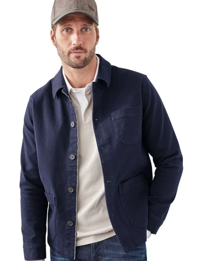 GAZMAN Davies Chore Jacket in Navy