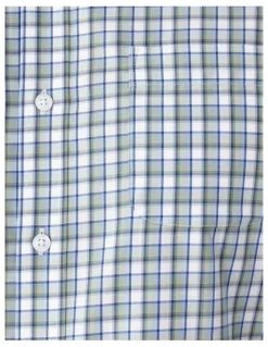 GAZMAN Easy Care Long Sleeve Shirt in Multi Check