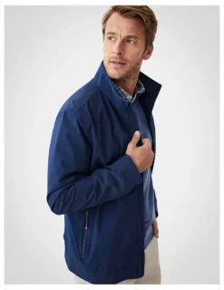 GAZMAN Gazflex Harrington Jacket in Navy