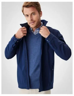 GAZMAN Gazflex Harrington Jacket in Navy