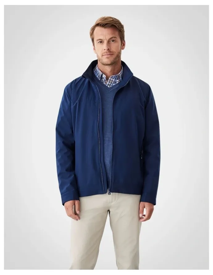 GAZMAN Gazflex Harrington Jacket in Navy