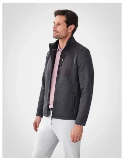 GAZMAN GAZFLEX Zip Through Sweat Charcoal