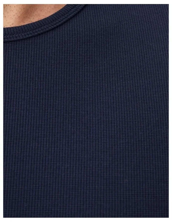 Gazman High Flex Waffle Crew Navy