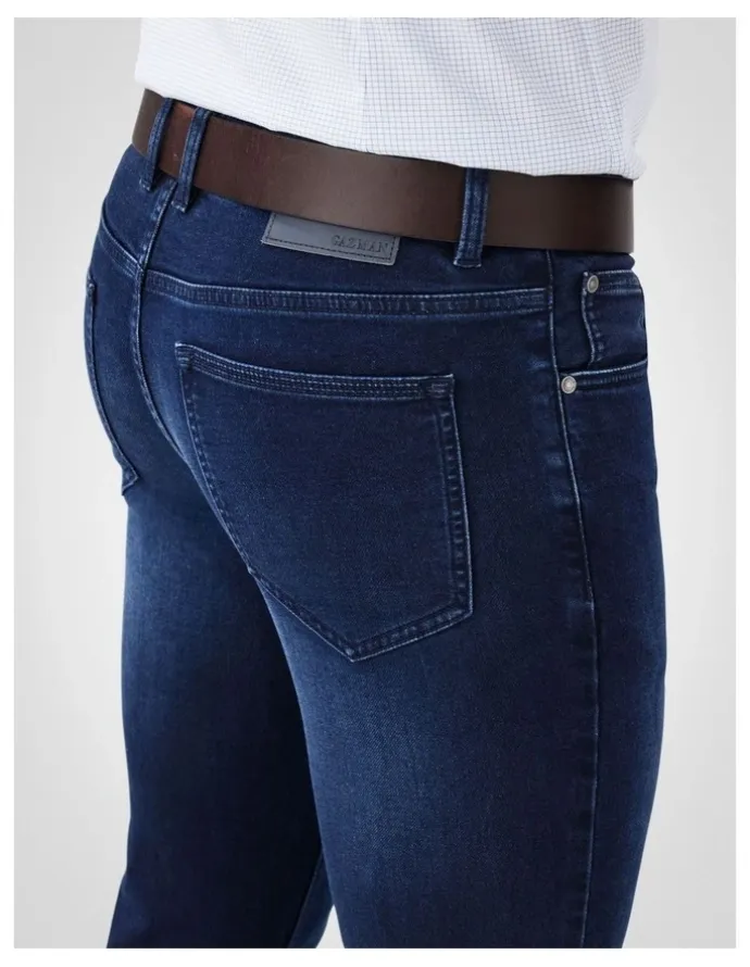 GAZMAN Knit Denim Modern Fit Jean in Indigo