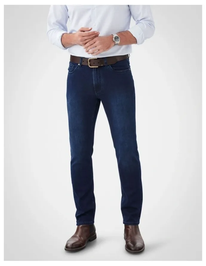GAZMAN Knit Denim Modern Fit Jean in Indigo