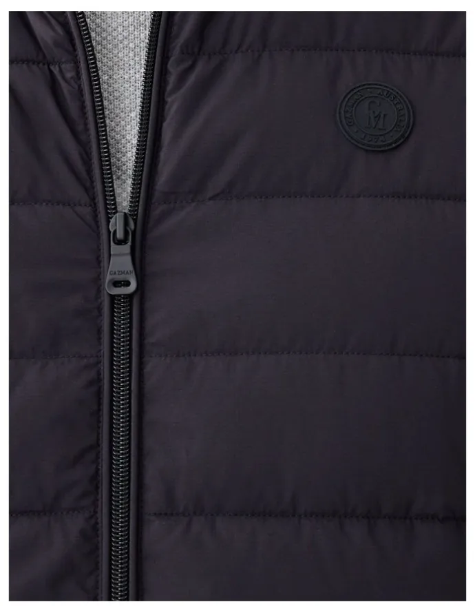 GAZMAN Lightweight Puffer Vest in Black