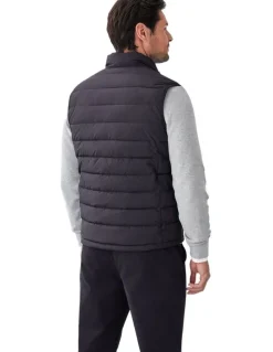 GAZMAN Lightweight Puffer Vest in Black