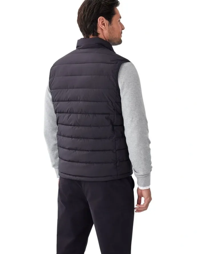 GAZMAN Lightweight Puffer Vest in Black