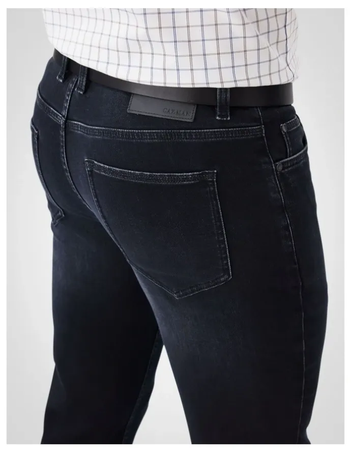 GAZMAN Merricks Modern Knit Jeans in Black