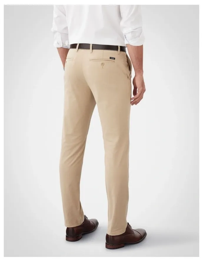 GAZMAN Modern Chino Pant in Camel