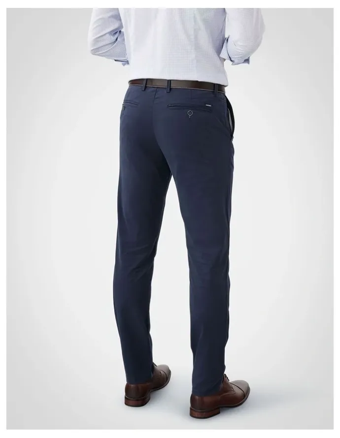 GAZMAN Modern Tapered Chino Pant in Navy