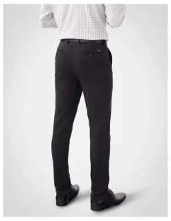 GAZMAN Non-Iron Modern Chino in Black