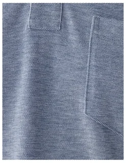 GAZMAN Oxford Pocket Polo Shirt in Navy