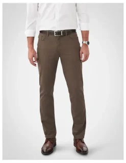 GAZMAN Stretch Bedford Cord in Brown