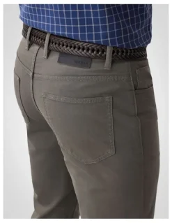 GAZMAN Stretch Bedford Cord Trouser in Green