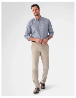GAZMAN Stretch Cord Pant in Sand
