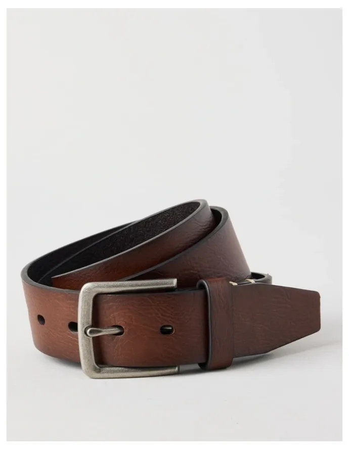 Grab Casual Leather Jean Belt Tan Belt Tan