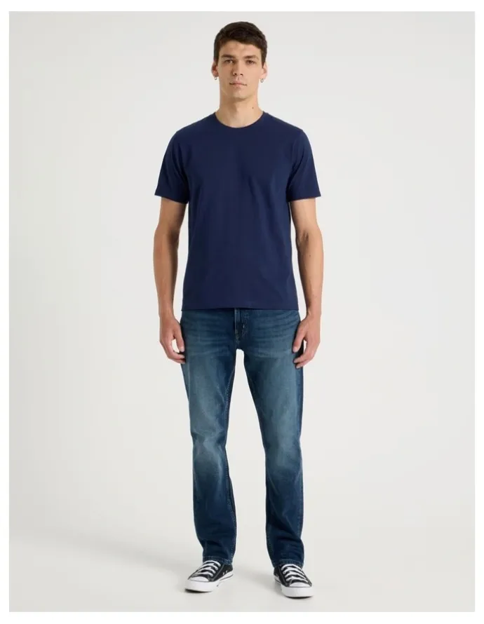 Grab Crew Neck T-Shirt in Navy