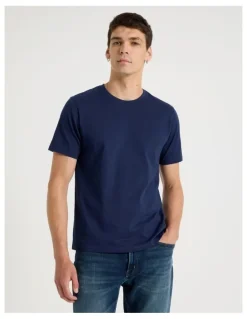 Grab Crew Neck T-Shirt in Navy