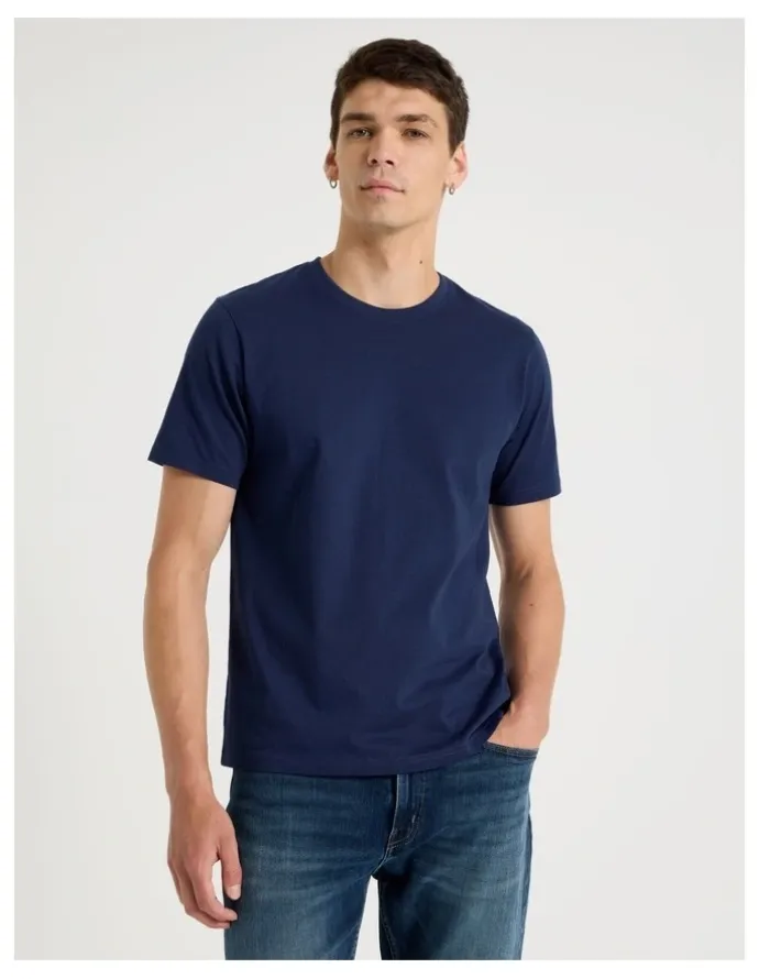 Grab Crew Neck T-Shirt in Navy