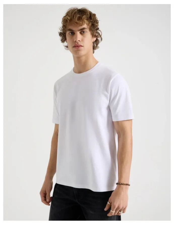 Grab Crew Neck T-Shirt in White