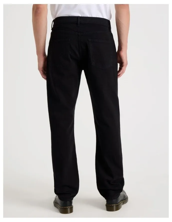 GRAB Long Regular Straight Jeans in Black