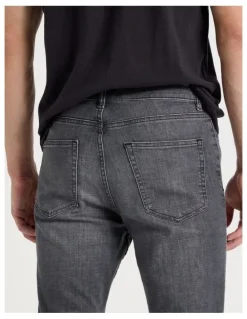 Grab Long Slim Jeans in Charcoal