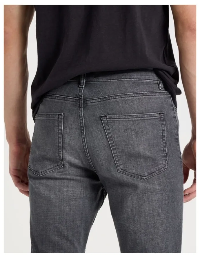Grab Long Slim Jeans in Charcoal