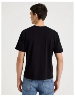 Grab Loose Graphic T-Shirt Short Sleeve in Black