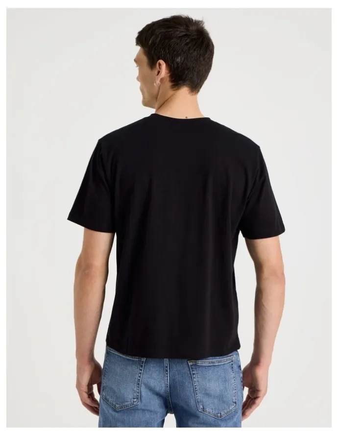 Grab Loose Graphic T-Shirt Short Sleeve in Black