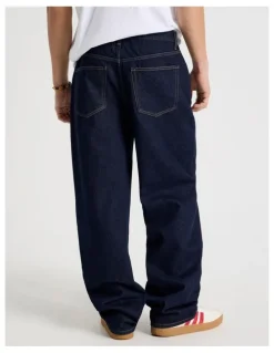 Grab Loose Wide Leg Jeans in Rinse
