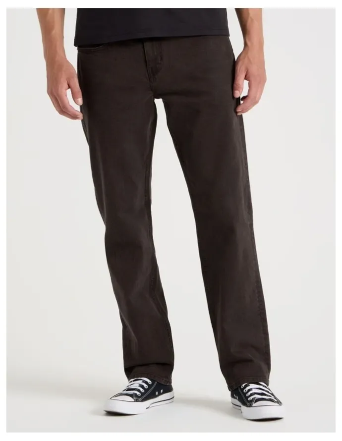 Grab Regular Straight Jeans in Brown