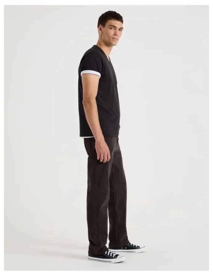 Grab Regular Straight Jeans in Brown