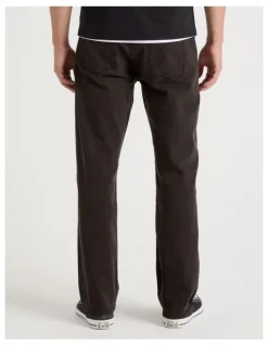 Grab Regular Straight Jeans in Brown