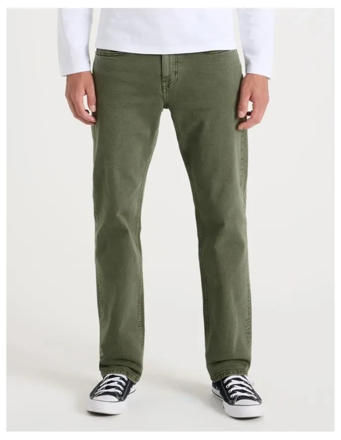 Grab Regular Straight Jeans in Green