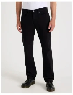 GRAB Regular Straight Jeans in Black