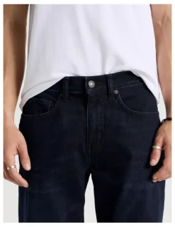 Grab Regular Straight Jeans in Nearly Black
