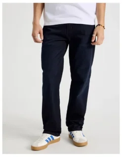Grab Regular Straight Jeans in Nearly Black