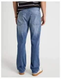 Grab Regular Straight Jeans in Light Blue