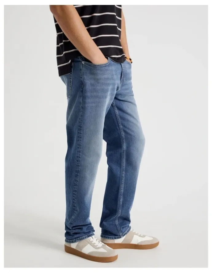 Grab Regular Straight Jeans in Light Blue