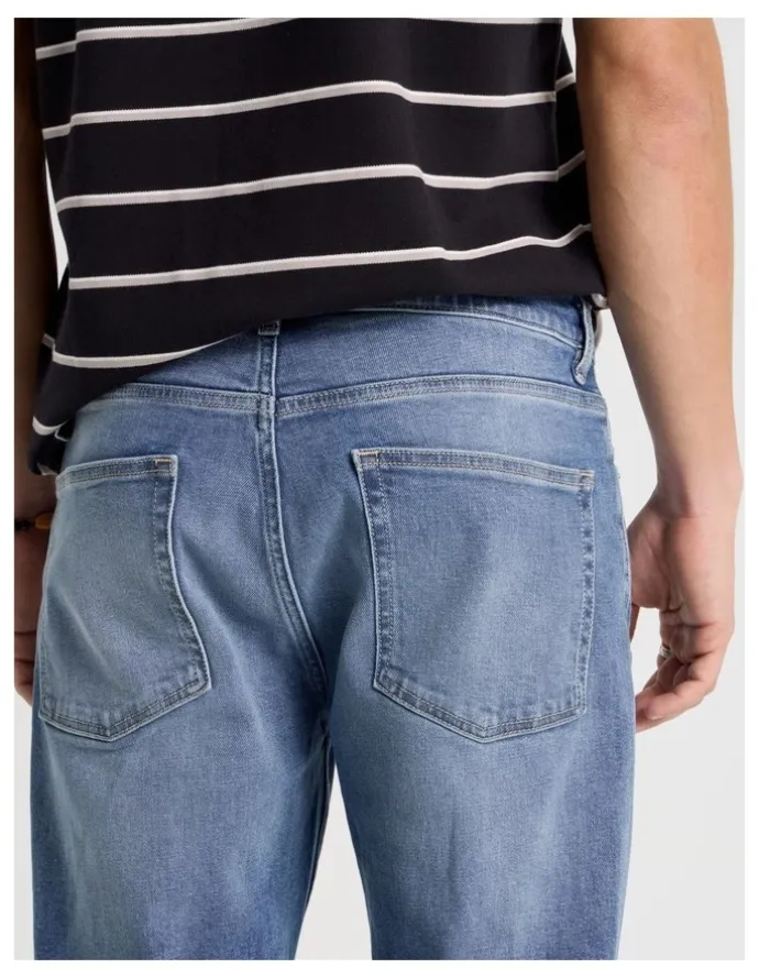 Grab Regular Straight Jeans in Light Blue