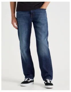 Grab Regular Straight Performance Jeans in Dark Denim