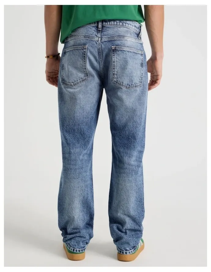Grab Regular Straight Performance Jeans in Mid Blues