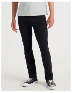 Grab Regular Tapered Jeans Black