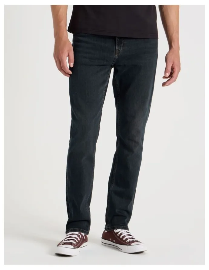 Grab Regular Tapered Overdye Jeans in Brown