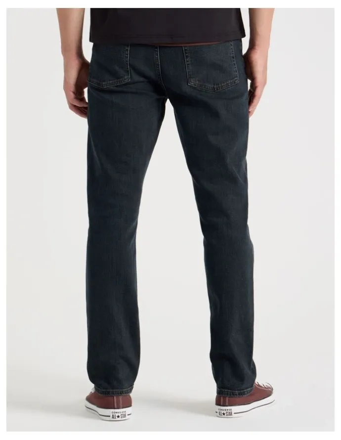 Grab Regular Tapered Overdye Jeans in Brown