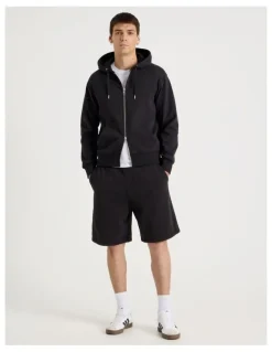 Grab Relaxed Sweat Short in Black
