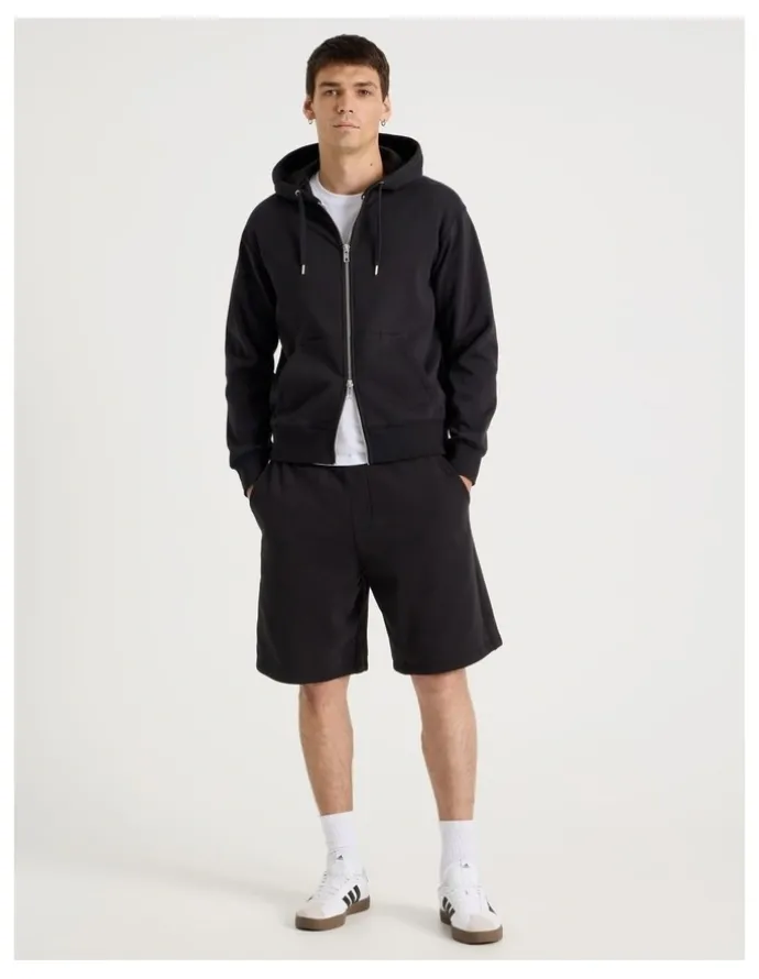 Grab Relaxed Sweat Short in Black