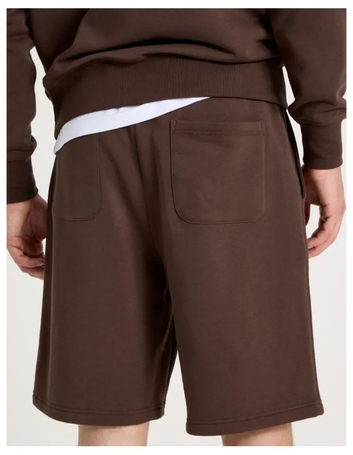 Grab Relaxed Sweat Short in Brown