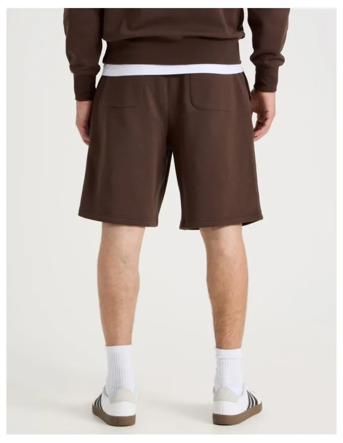 Grab Relaxed Sweat Short in Brown